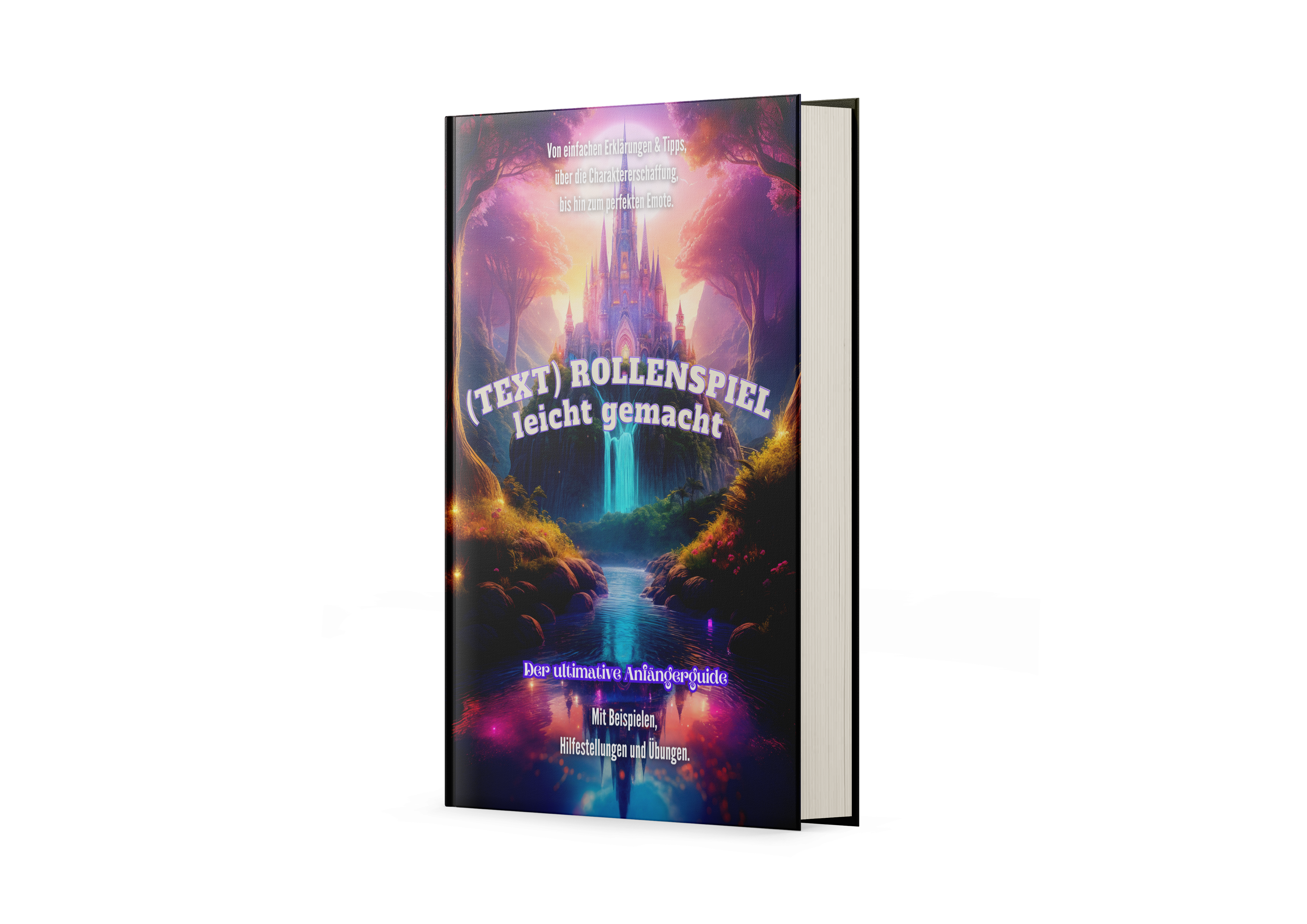 Buchmockup zu (Text-)Rollenspiele leicht gemacht
