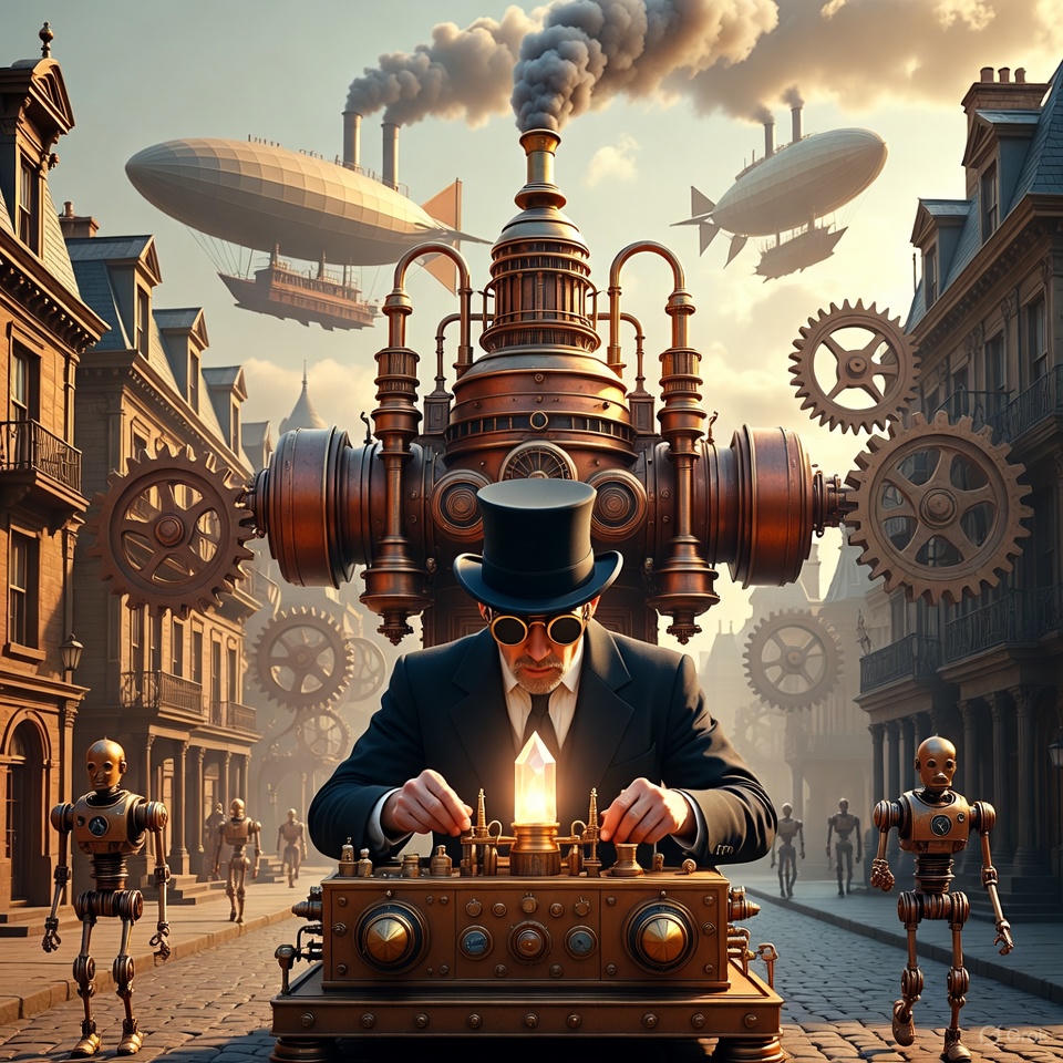 Bild einer Schreibmaschine zu Blog #2- Was definiert eigentlich Steampunk als Buchgenre